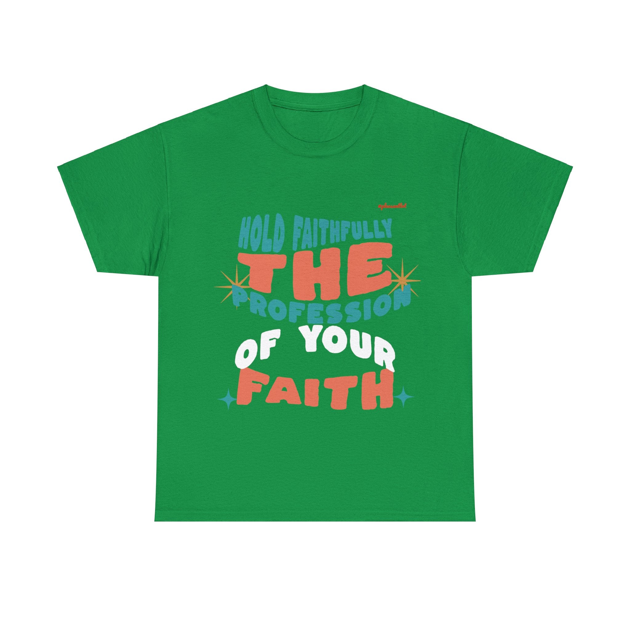 Faith-Pro Unisex Heavy Cotton Tee, Men and Women Design T-Shirt