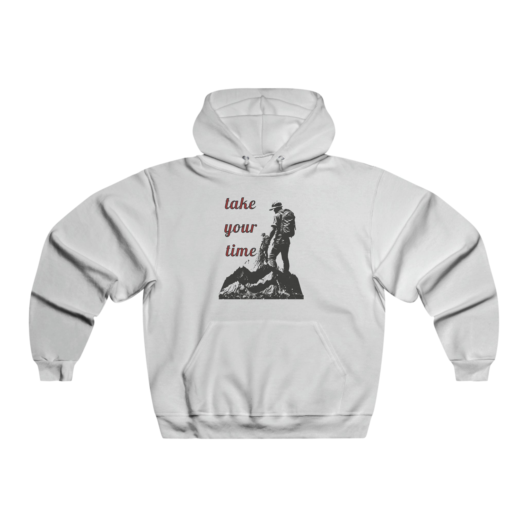 Men's NUBLEND® Hooded Sweatshirt (Take Your Time Abstract)