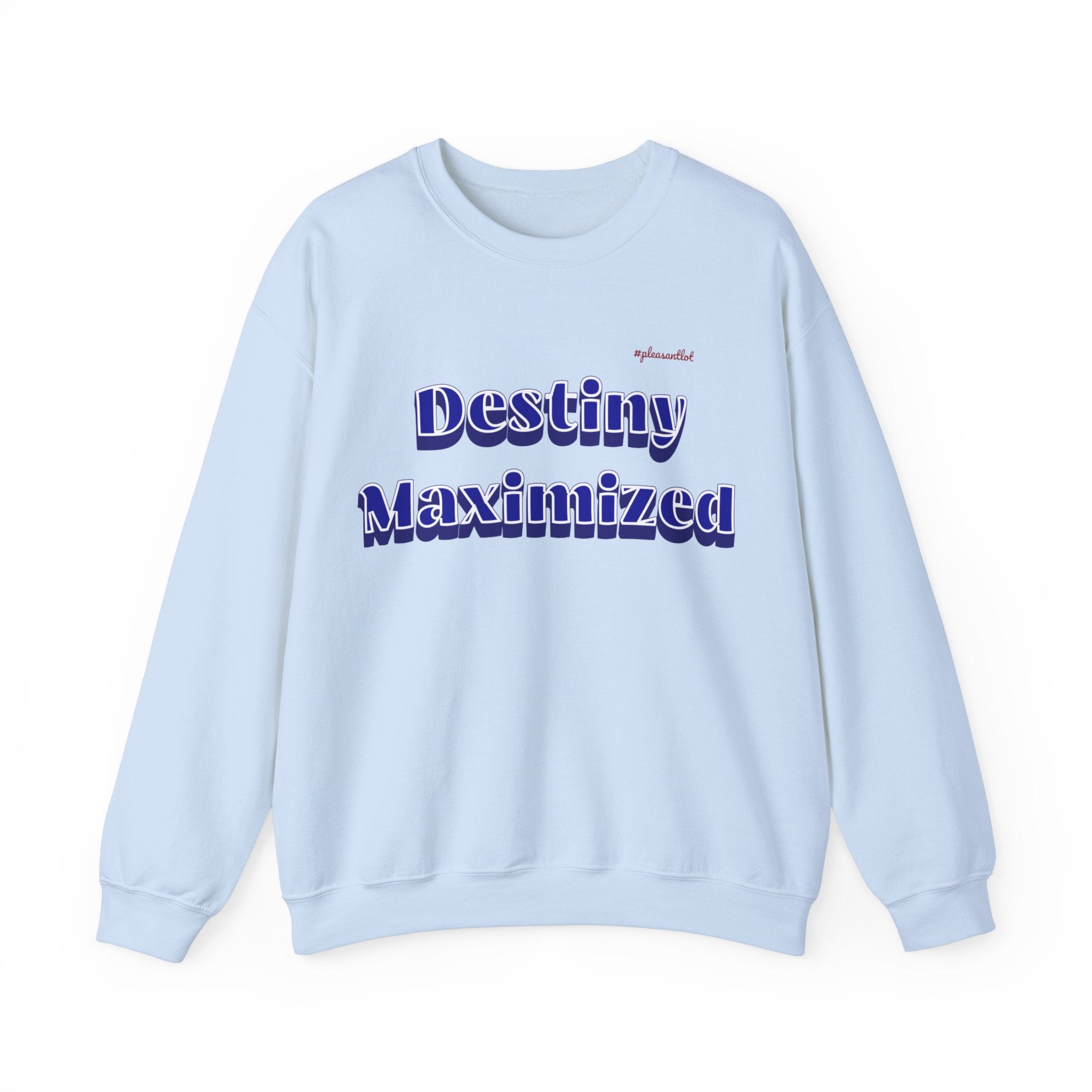 Expressive Design Unisex Heavy Blend™ Crewneck Sweatshirt, Destiny Maximized