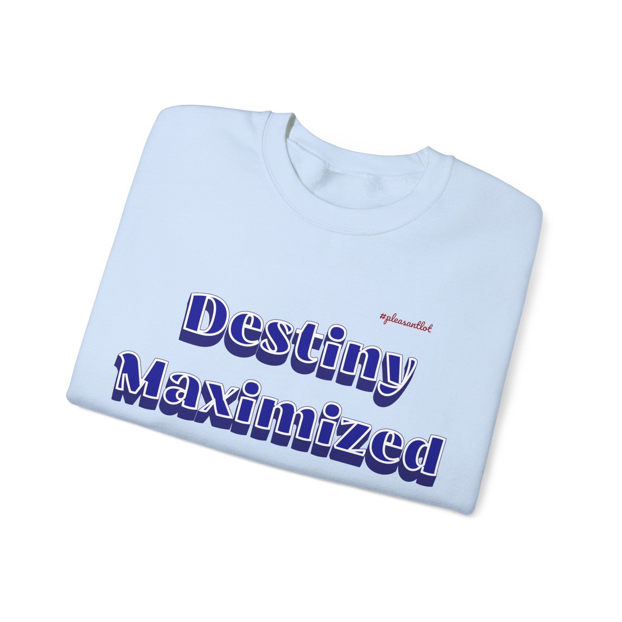 Expressive Design Unisex Heavy Blend™ Crewneck Sweatshirt, Destiny Maximized