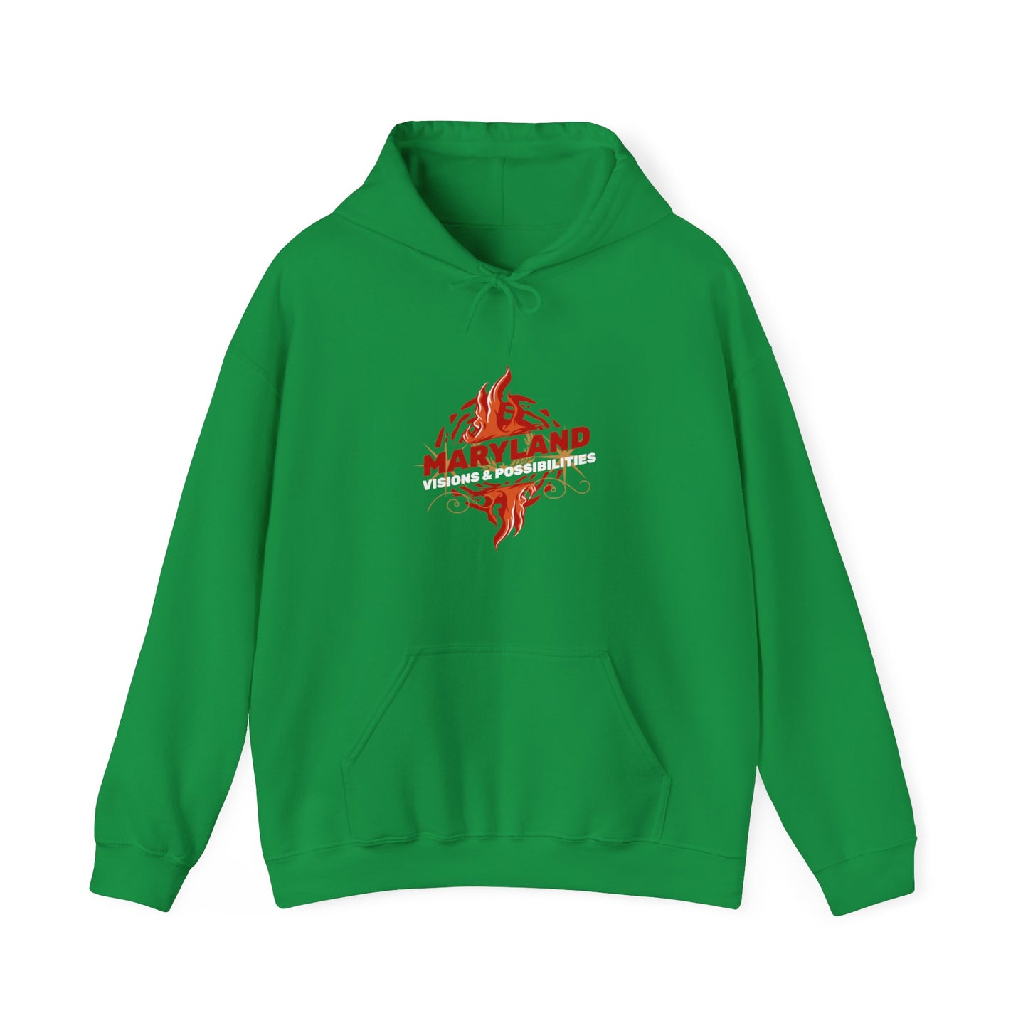 Maryland Unisex Heavy Blend™ Hooded Sweatshirt, Men and women Hoodie (Visions & Possibilities)